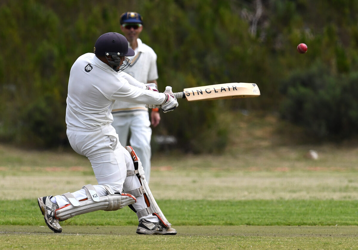 Jody Sylvester put in a great knock for Helderberg CC.