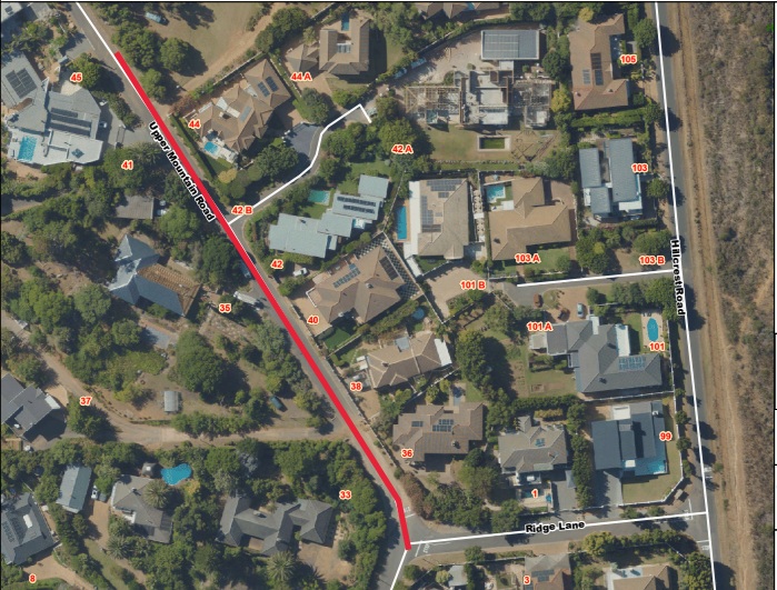 The multi-suburb project covers residential areas in Somerset West.