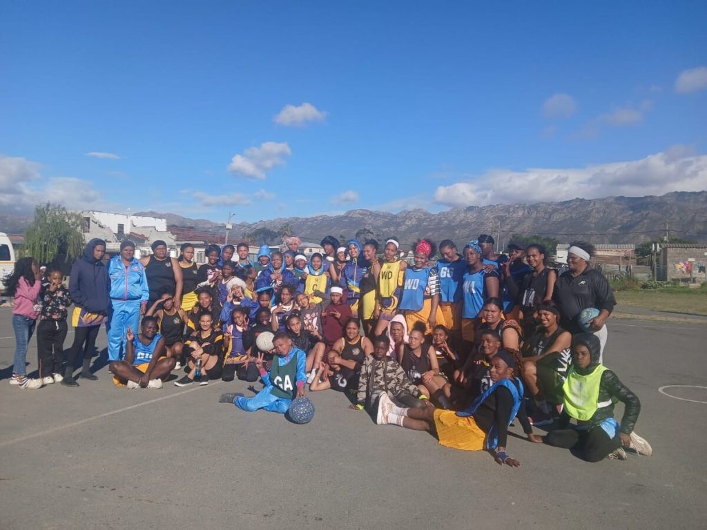 Netbalspanne van Strand en Gansbaai