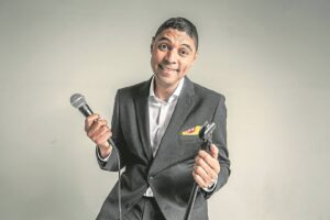 Taylor brings barrels of laughs and wine