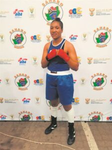 Female boxers show mettle