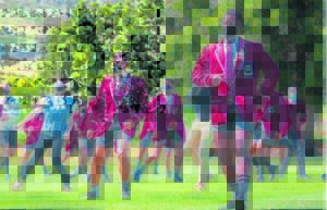 Matrieks groet op ’n gepaste wyse