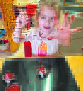 First day of school for Eva