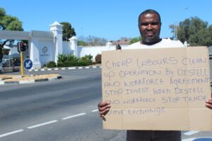 Former Distell workers protest ‘unfair’ termination