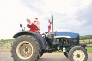 Kersvader ruil slee, takbokke vir trekker