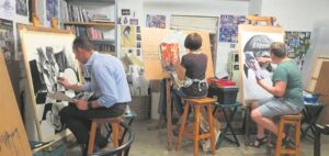 Come along and bid for artworks by Marié Stander students