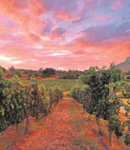 Skouspelagtige sonsondergang