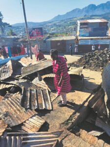 Eleven families displaced by fire