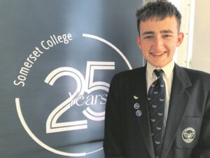 Young boffin at science fair