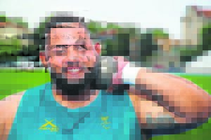 Paralimpiese atlete op Coetzenburg