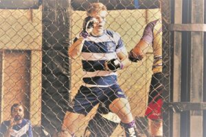 Mark wys sy staal teen ander vegters