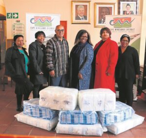 995 adult-diaper packs distributed across the district