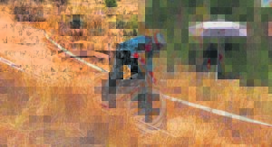 PRG-bergfietsryers bo in afdraande-ren