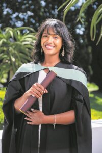 Deursettingsvermoë help US-student om graad te vang