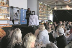 Women ‘fill their cups’ at high tea