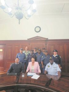Mayor meets with police top brass