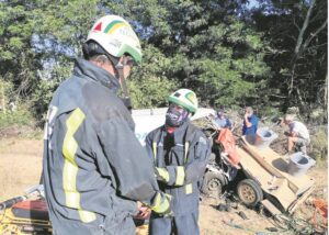 Ongeluk op R44 laat man met baie pyn en lyding