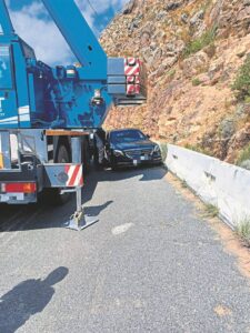 Franschhoekpas dalk weer gesluit