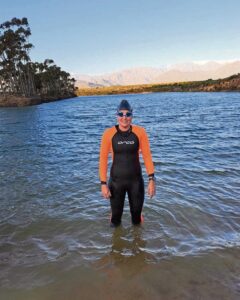 Challenge for education: Tri-athlete wants to give back to community