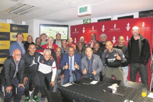 Football players give Stellenbosch a thumbs-up