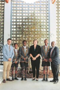 Schäfer’s last visit to school