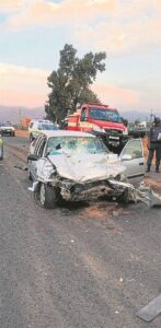 Botsing op N1 by Klapmuts eis drie