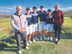 Paul Roos Gimnasium seuns presteer op die gholfbaan