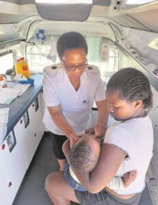 Nurses’ mobile clinic in Kayamandi to serve babes, tots