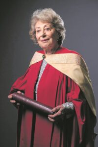 Philanthropist Wendy Ackerman receives honorary doctorate from Maties