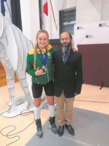 Tonya wen goud in skerm