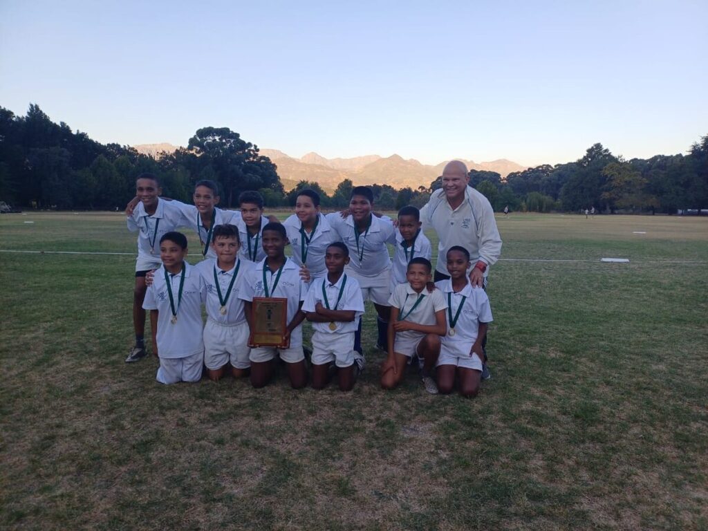 The Invitational Team that celebrating their victory.