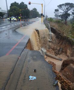 Brug gou ná reën herstel