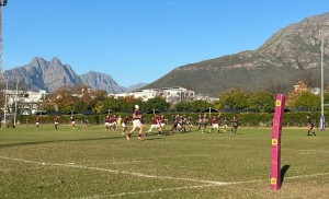 Van der Stel bankvas teen Maties