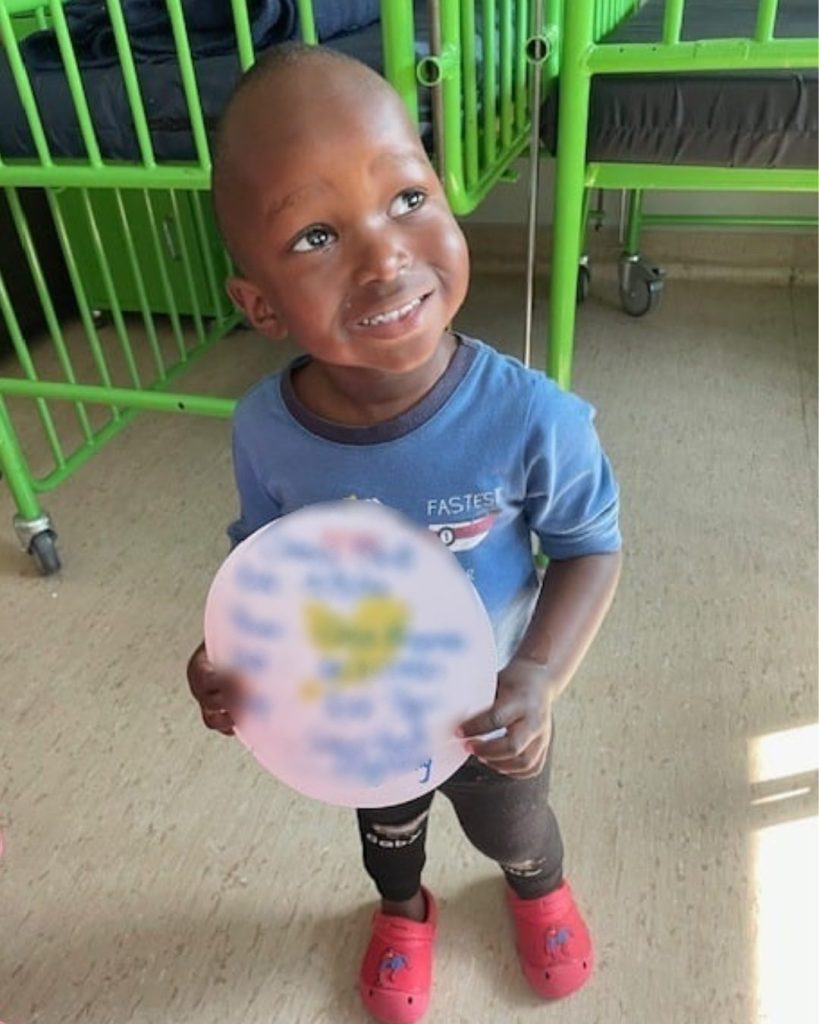 Three-year-old Caleb from Blue Downs needed surgery for craniosynostosis – a condition where skull bones fuse too early. 