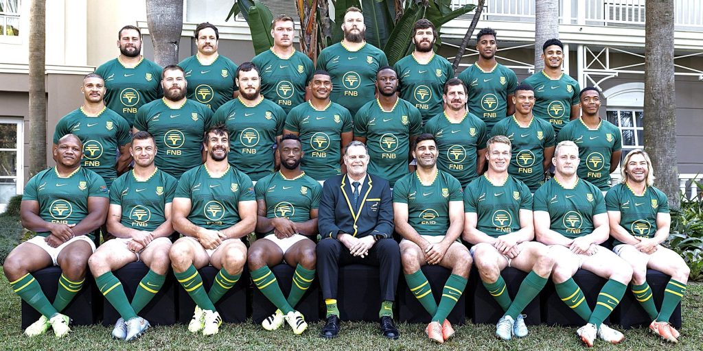 The Springbok rugby team to face Georgia in Nelspruit.