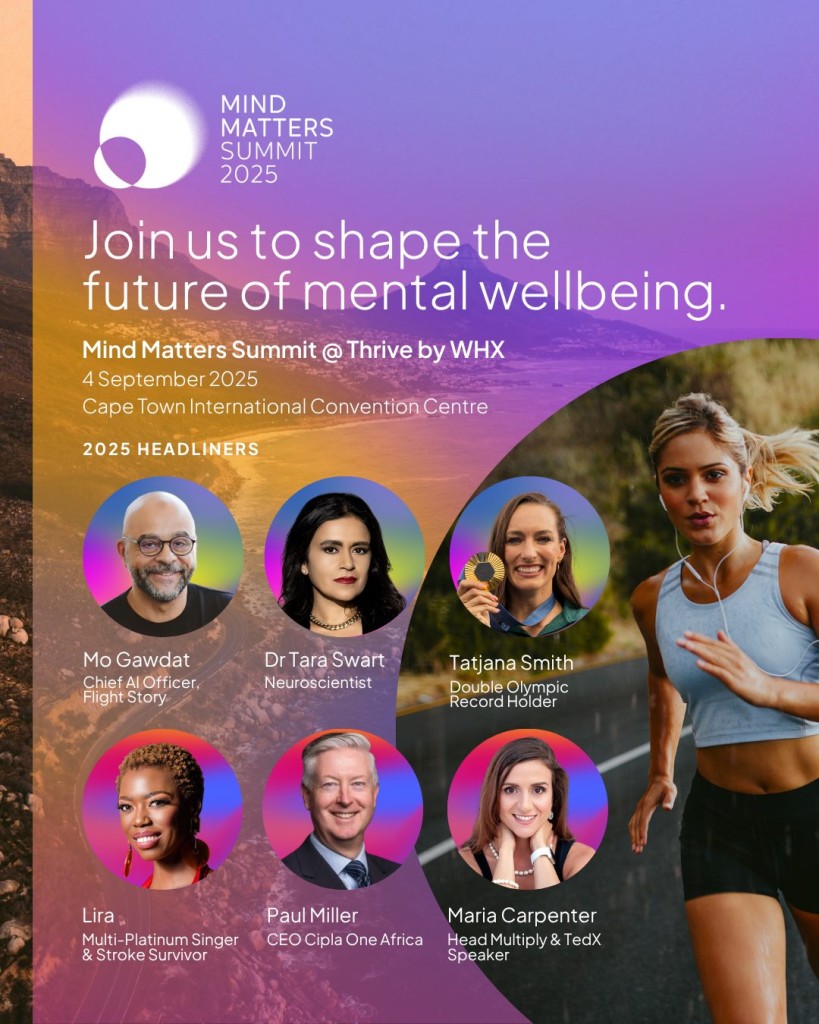 Event poster for Mind Matters Summit at CTICC