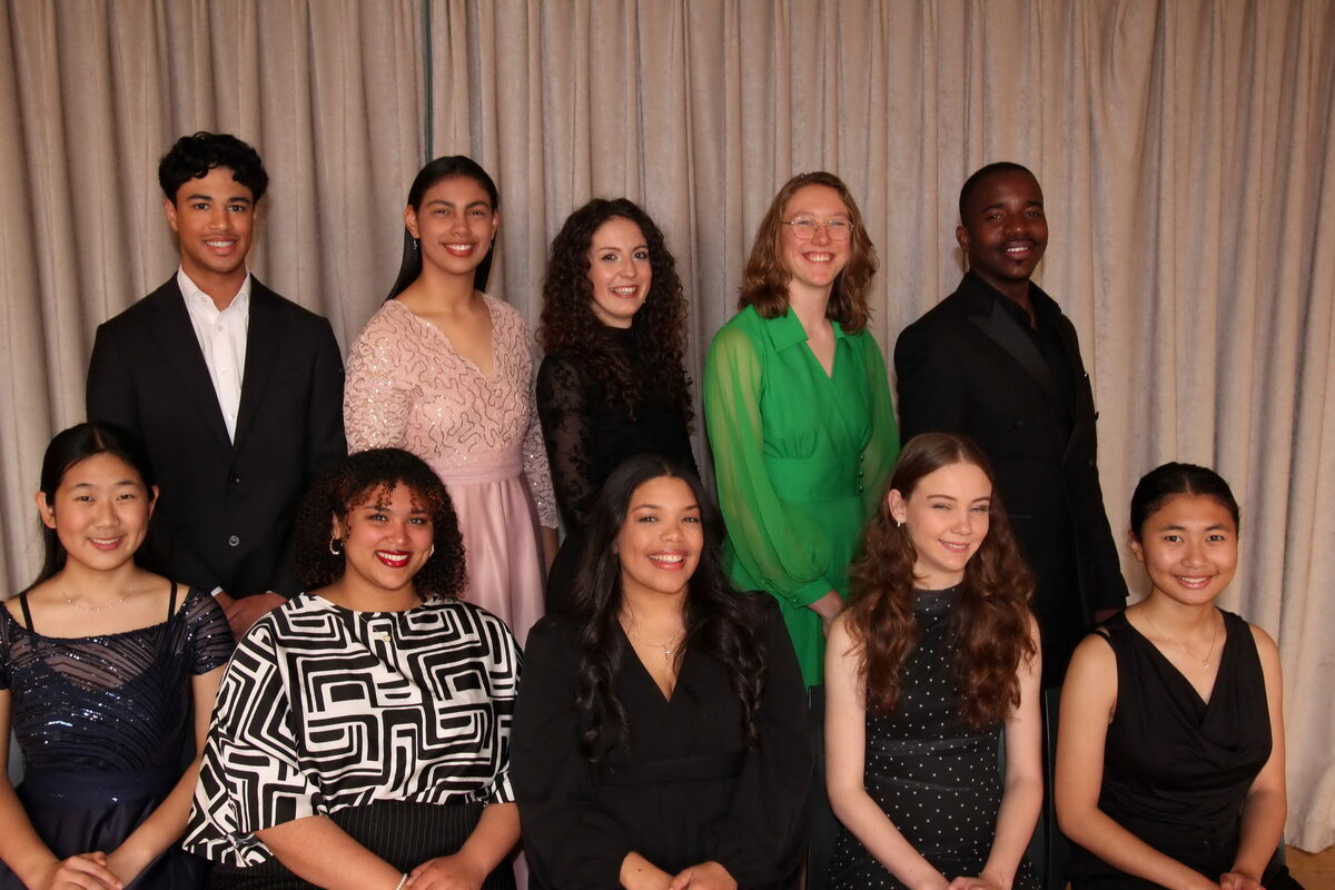 These young musicians have been chosen to perform in the annual Youth Classical Concert with the Cape Town Philharmonic Orchestra at Artscape. Behind (from left): Justin Pillay, Madison le Roux, Dané van Graan, Giorgio Ehlers and Themba Mdlalose. Front: Yafei Wang, Chloe Loggenberg, Amber Abrahams, Catherine Stiff and Helen Liu.