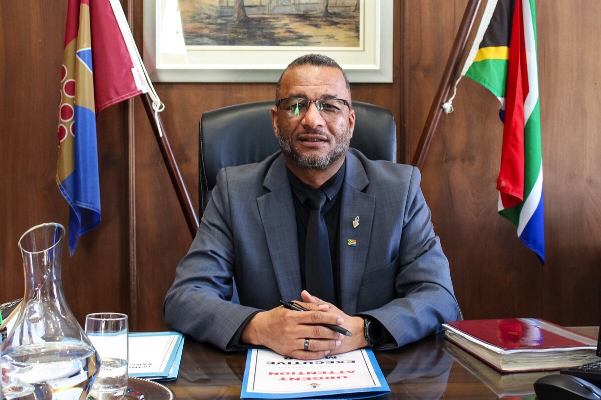 Jeremy Fasser, burgemeester van Stellenbosch.