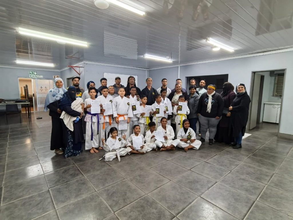 Members of the  Karate-Zen Cloetesville dojo, both young and young at heart, were recently part of the dojo's grading ceremony.