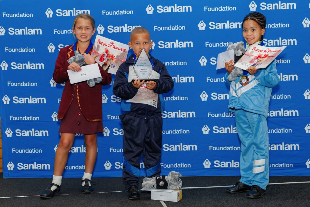 Afrikaans: Top-drie gr.1-leerders. Foto: AB Jantjies