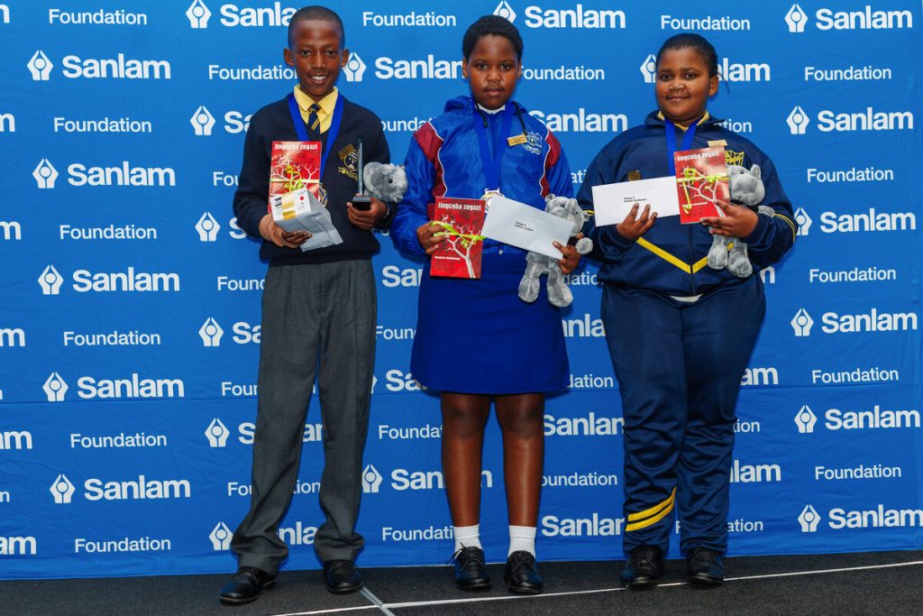 isiXhosa: Top-drie gr.6-leerders. Foto: AB Jantjies