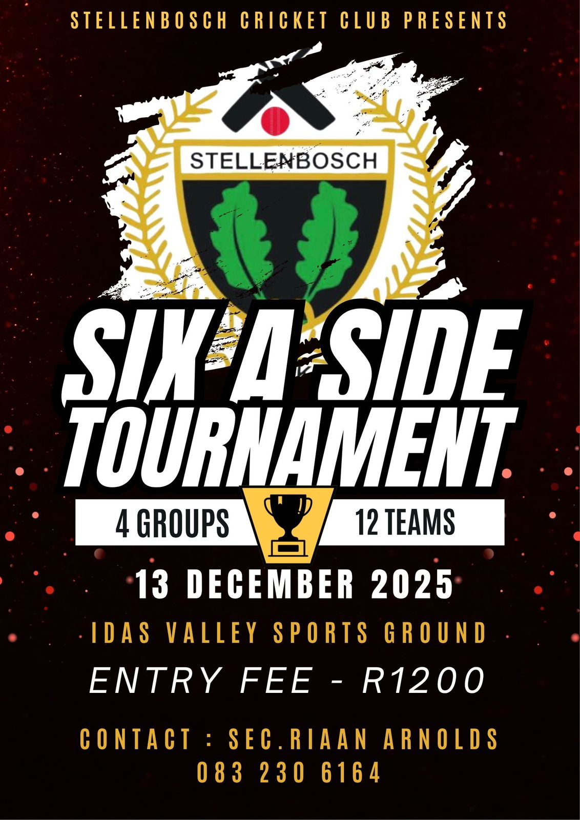 Stellenbosch Cricket Club six-a-side 2025