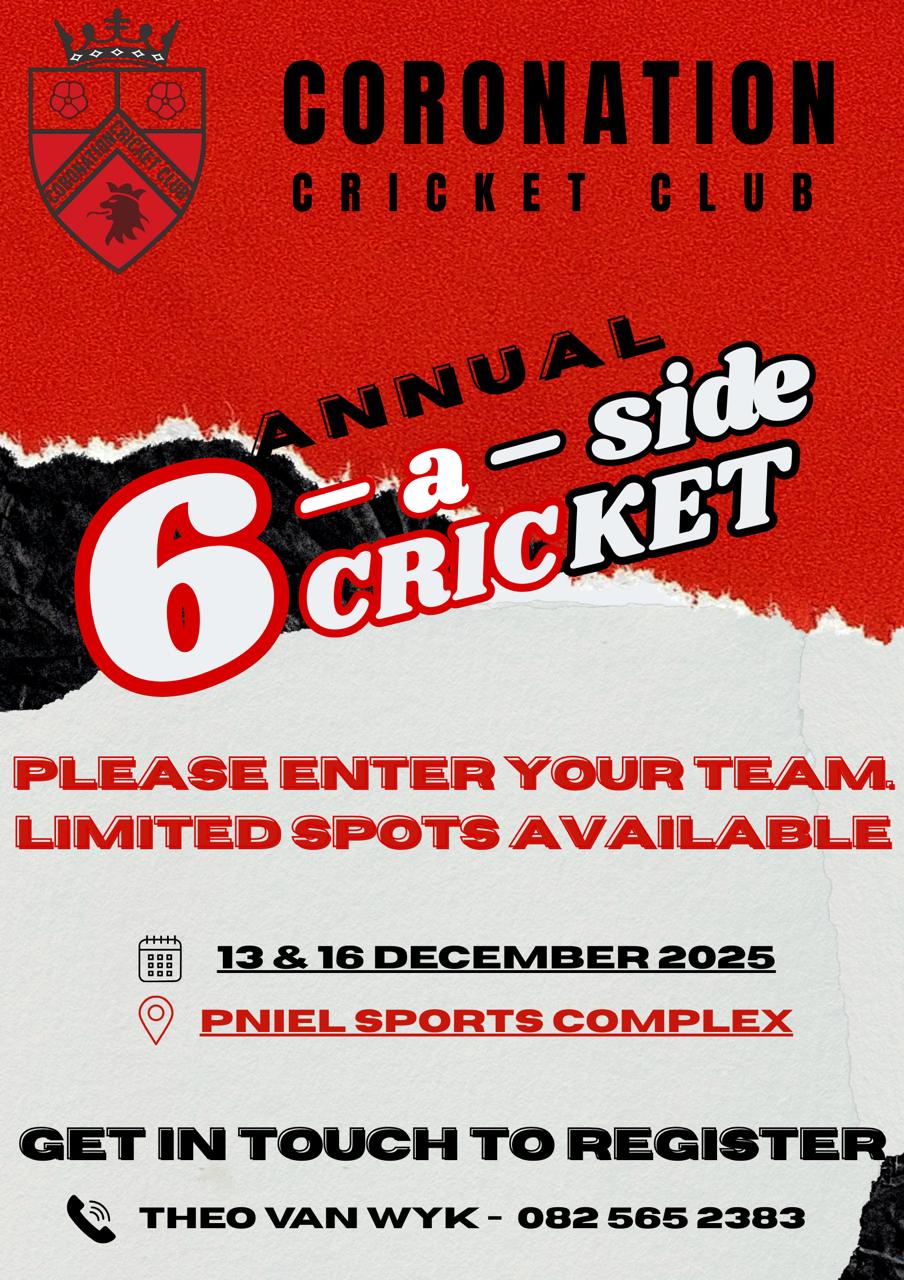 Calling all big hitters: enter the Coronation Cricket Club six-a-side today!