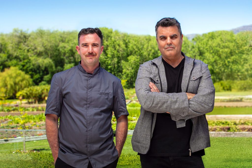 Travis Finch (left) again teams up with FYN Group founder Peter Tempelhoff at the restaurant that opens later this summer.