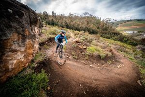 Saddle or lace up in remembrance of MTB pioneer, Meurant Botha