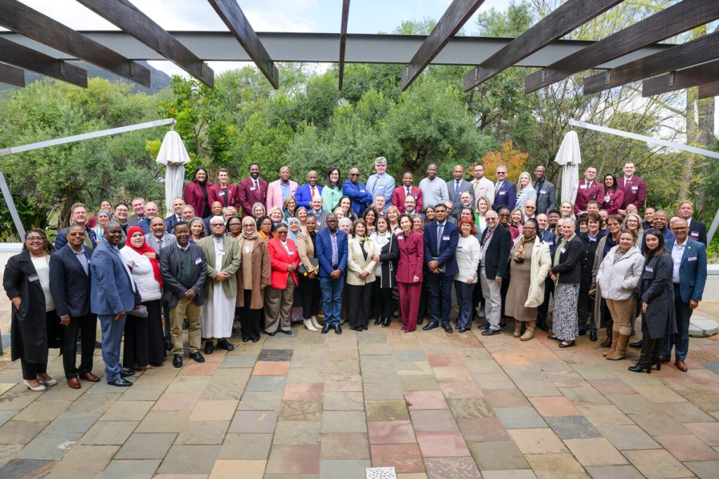 Hosted by Stellenbosch University's (SU) Student Recruitment Division, almost 80 principals, representatives of the provincial education department, as well as members of the rectorate and faculty deans, spent a collegial morning in open dialogue with SU rector and vice-chancellor, Prof Deresh Ramjugernath. Photo: Stefan Els