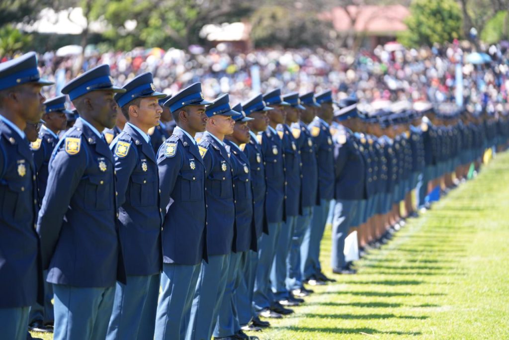 The largest parade took place at SAPS Academy Tshwane.