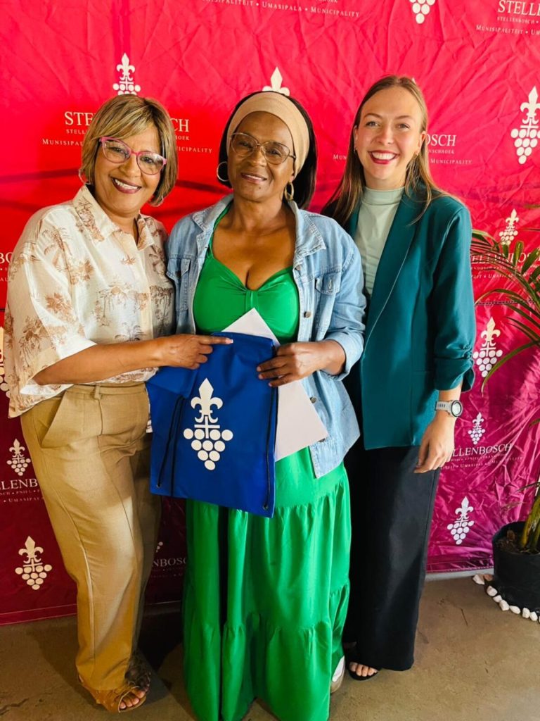 Title deed handover to 63 residents of Khayamandi by Stellenbosch Municipality at Amazink.