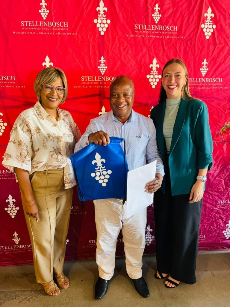 Title deed handover to 63 residents of Khayamandi by Stellenbosch Municipality at Amazink.