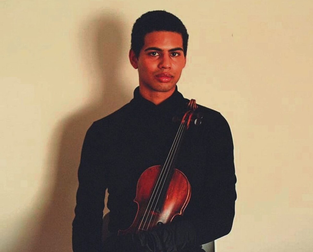 Die talentvolle violis Nicholas Bruiners.